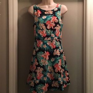 Pink! Victoria’s Secret Hibiscus Print Dress NWT L